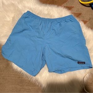 Patagonia baggies mens light blue 7